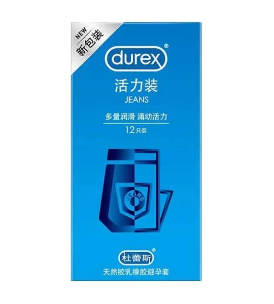 Bao cao su Durex Jeans siêu mỏng nhiều gel bôi trơn Hộp 3 cái