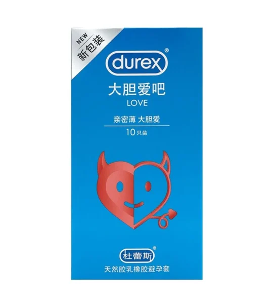 Bao cao su Durex Love mỏng nhẹ hương vani Hộp 3 cái