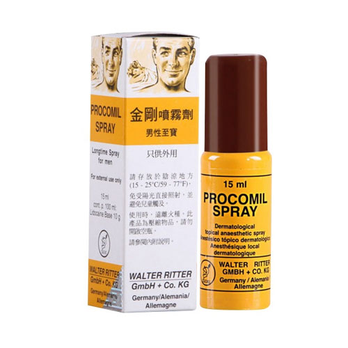 Chai xịt trị kéo dài thời gian Procomil Spray 15ml của Đức tại Đà Lạt