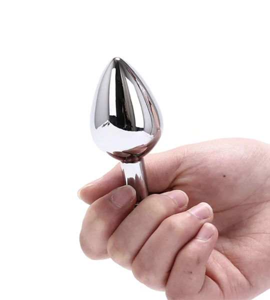 Phích cắm hậu môn inox size 1,8″ ( có thể tháo rời)